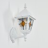 Naofe Lampe murale d´extérieur, Applique murale Blanc, 1 lumière