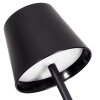 Salgadinho Lampe de table d'extérieur, Luminaire de salle de bain, Lampe à poser LED Noir, 1 lumière