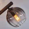 Koyoto Plafonnier, Boule lumineuse Ambre, Clair, Fumé, 10 lumières