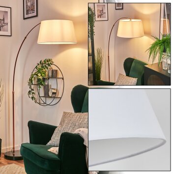 Bassagoda Lampadaire Cuivre, Noir, 1 lumière