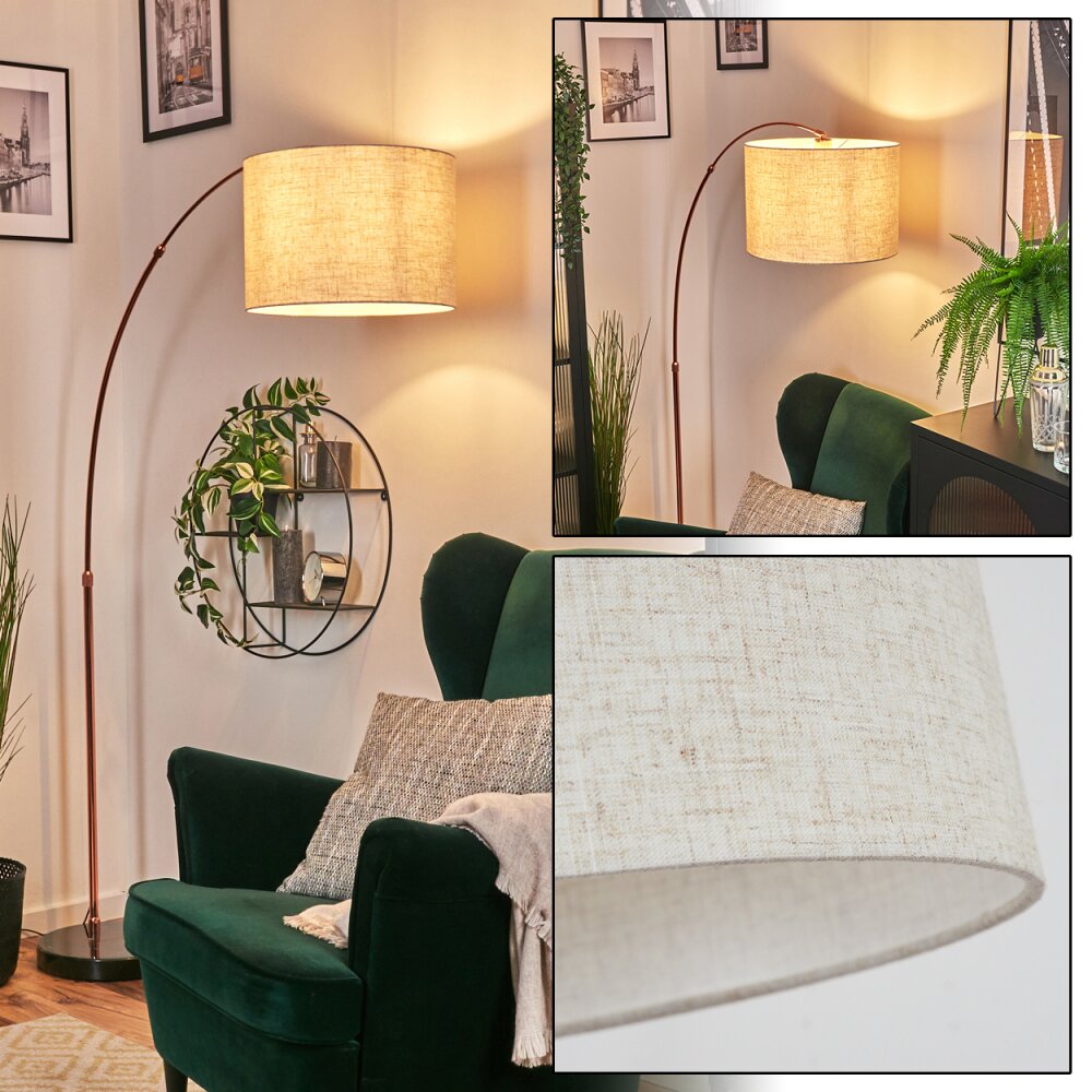 Bassagoda Lampadaire Cuivre, Noir, 1 lumière main product photo