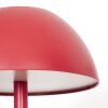 Laken Lampe de table d'extérieur, Luminaire de salle de bain, Lampe à poser LED Rouge, 1 lumière