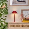 Laken Lampe de table d'extérieur, Luminaire de salle de bain, Lampe à poser LED Rouge, 1 lumière