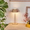 Laken Lampe de table d'extérieur, Luminaire de salle de bain, Lampe à poser LED Beige, 1 lumière