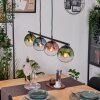 Gastor Suspension, Boule lumineuse, Suspension Bleu, Vert, Clair, Cuivré, 4 lumières