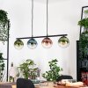 Gastor Suspension, Boule lumineuse, Suspension Bleu, Vert, Clair, Cuivré, 4 lumières