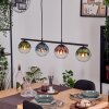 Gastor Suspension, Boule lumineuse, Suspension Bleu, Vert, Clair, Cuivré, 4 lumières