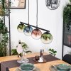 Gastor Suspension, Boule lumineuse, Suspension Bleu, Vert, Clair, Cuivré, 4 lumières