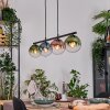 Gastor Suspension, Boule lumineuse, Suspension Bleu, Vert, Clair, Cuivré, 4 lumières