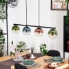 Gastor Suspension, Boule lumineuse, Suspension Bleu, Vert, Clair, Cuivré, 4 lumières