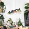 Gastor Suspension, Boule lumineuse, Suspension Bleu, Vert, Clair, Cuivré, 4 lumières