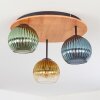Koyoto Plafonnier, Boule lumineuse 40 cm Écru, Noir, 3 lumières