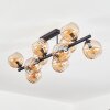 Koyoto Plafonnier, Boule lumineuse Ambre, 10 lumières