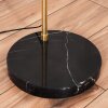 Bongal Lampadaire Laiton, Noir, 1 lumière