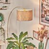 Bongal Lampadaire Laiton, Noir, 1 lumière