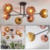 Ripoll Plafonnier, Boule lumineuse Or, Clair, Cuivré, 6 lumières