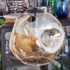 Ripoll Suspension, Boule lumineuse, Suspension grappe Ambre, Clair, Fumé, 4 lumières