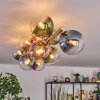 Gastor Plafonnier, Boule lumineuse Or, Noir, 10 lumières
