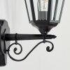 Hongkong Lampe murale d´extérieur, Applique murale Noir, 1 lumière