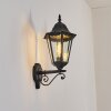 Hongkong Lampe murale d´extérieur, Applique murale Noir, 1 lumière