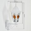 Hongkong Lampe murale d´extérieur, Applique murale Blanc, 1 lumière