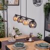 Koyoto Suspension, Boule lumineuse, Suspension Ambre, Fumé, 4 lumières