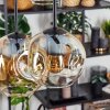 Ripoll Suspension, Boule lumineuse, Suspension Ambre, Clair, 6 lumières