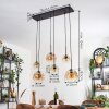 Ripoll Suspension, Boule lumineuse, Suspension Ambre, Clair, 6 lumières
