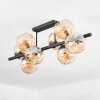 Koyoto Plafonnier, Boule lumineuse Ambre, 8 lumières