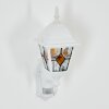 Naofe Lampe murale d´extérieur, Applique murale Blanc, 1 lumière, Détecteur de mouvement