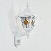 Naofe Lampe murale d´extérieur, Applique murale Blanc, 1 lumière, Détecteur de mouvement