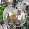 Koyoto Suspension, Boule lumineuse, Suspension Ambre, Clair, Fumé, 8 lumières