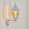 Hongkong Lampe murale d´extérieur, Applique murale Blanc, 1 lumière, Détecteur de mouvement