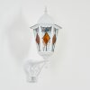 Hongkong Lampe murale d´extérieur, Applique murale Blanc, 1 lumière, Détecteur de mouvement