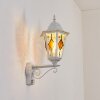 Hongkong Lampe murale d´extérieur, Applique murale Blanc, 1 lumière, Détecteur de mouvement