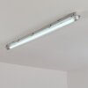 Ilena Plafonnier extérieur, Luminaire extérieur, Luminaire de salle de bain, Projecteur, Plafonnier LED Gris, 1 lumière