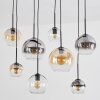 Koyoto Suspension, Boule lumineuse, Suspension Ambre, Clair, Fumé, 8 lumières