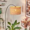 Cavaca Lampadaire Nickel mat, Noir, 1 lumière