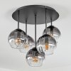 Koyoto Plafonnier, Boule lumineuse 33 cm Clair, Fumé, 5 lumières