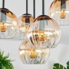 Koyoto Plafonnier, Boule lumineuse 33 cm Ambre, Clair, 5 lumières