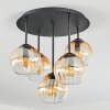 Koyoto Plafonnier, Boule lumineuse 33 cm Ambre, Clair, 5 lumières