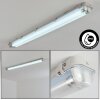 Ilena Luminaire extérieur, Luminaire de salle de bain, Plafonnier LED Gris, 1 lumière