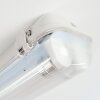 Ilena Luminaire extérieur, Luminaire de salle de bain, Plafonnier LED Gris, 1 lumière