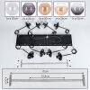 Koyoto Suspension, Boule lumineuse, Suspension Ambre, Clair, Fumé, 8 lumières