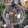 Koyoto Suspension, Boule lumineuse, Suspension Ambre, Clair, Fumé, 8 lumières