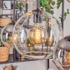 Koyoto Suspension, Boule lumineuse, Suspension Ambre, Clair, Fumé, 6 lumières