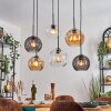 Koyoto Suspension, Boule lumineuse, Suspension Ambre, Clair, Fumé, 6 lumières