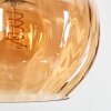 Koyoto Suspension, Boule lumineuse, Suspension Ambre, Fumé, 6 lumières