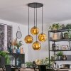 Ripoll Suspension, Boule lumineuse, Suspension grappe Or, 4 lumières