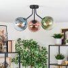 Gastor Plafonnier, Boule lumineuse Bleu, Vert, Clair, Cuivré, 3 lumières